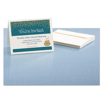 Avery® Note Cards With Matching Envelopes, Inkjet, 65lb, 4.25 X 5.5, Textured Uncoated White, 50 Cards, 2 Cards-sheet, 25 Sheets-box freeshipping - TVN Wholesale